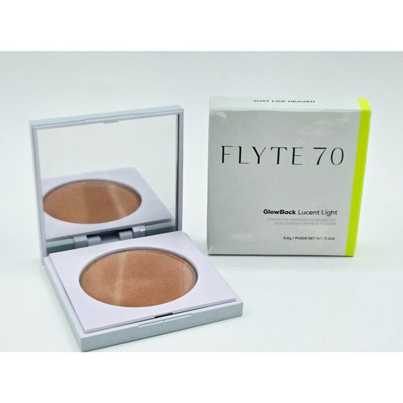 Flyte 70 GlowBack Brightening Primer- Hazy Cheek Creme+Creme to Powder Hilighter - Picture 7 of 13